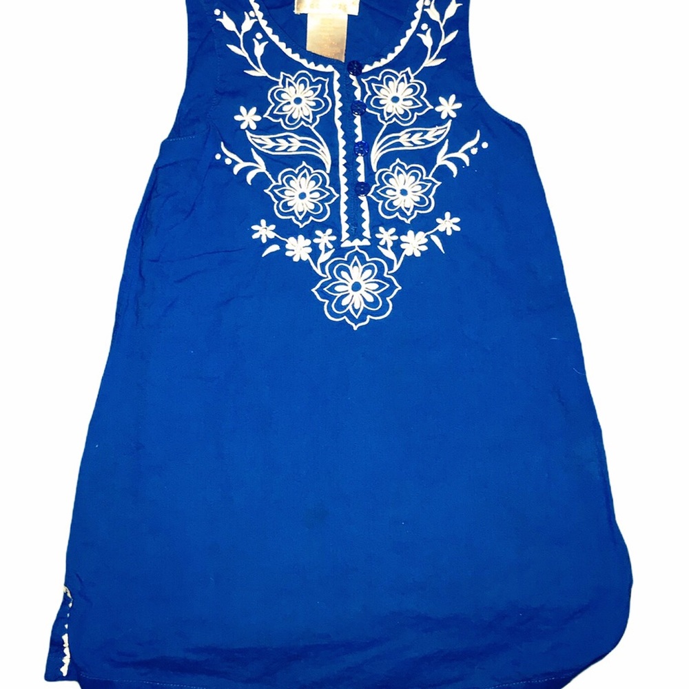 Maggie & Zoe Blue Sleeveless Dress Girls Size 4T